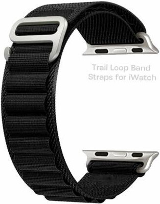 Nice Assoseries HUB Loop Compatible with 42mm 44mm 45mm For Series 1/2/3/4/5/6/SE Smart Watch Strap(Black)