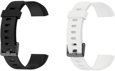 YDOXTON Replacement Band Strap For Realme smart Band Strap RMA183 With Metal Buckle Smart Band Strap(White, Black)