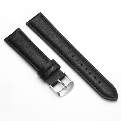 Melfo New-Synthetic Leather Strap Compatible with Fireboltt Dagger Smart Watch Strap(Black)