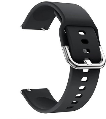 RUPELIK 19mm Metal Lock Strap Compatible with Noise Colorfit Pro 2/oxy/Pluse/ Boat Storm Smart Watch Strap(Black)
