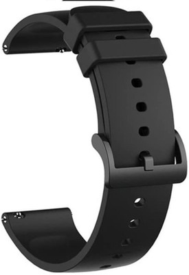 Proxel 20 MM Silicon Premium Smart Watch Strap(Black)