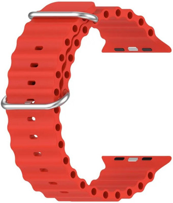 Juberous Ocean Loop 38mm/40mm/41mm Band for Watch Series SE 8/7/6/5/4/3/2/1 Red Smart Watch Strap(Red)