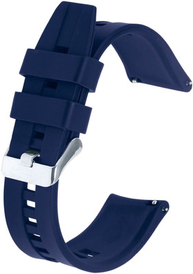 Zelfo Silicone Strap Compatible with Boult Trail Smart Watch Smart Watch Strap(Blue)