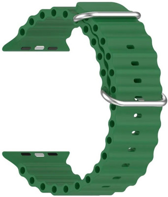 TINGTONG Ocean Loop 38mm/40mm/41mm Band for Watch Series 8/7/6/5/4/3/2/1 SE Pine Green Smart Watch Strap(Green)