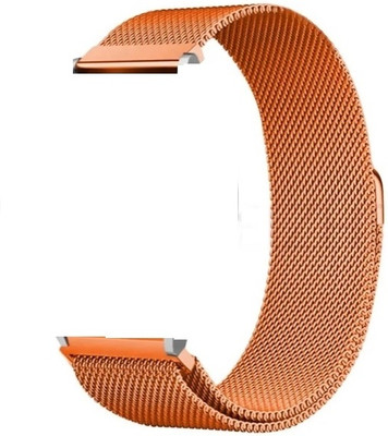Colorcase Metal Strap Compatible with Evolves Nextfit Full Touch Smart Watch Smart Watch Strap(Orange)