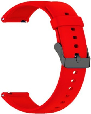 JOBINKA 20mm Strap (compatible Watch List In Photo & Description) Only For 20mm Watches Smart Watch Strap(Red)