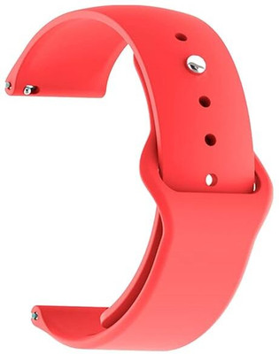 Big Wings 22MM PREMIUM Silicone Smartwatch Strap Compatible with NOISE X-FIT 2 / FUSE, PULSE GRAND / VICTOR, NOISEFIT ACTIVE / METTLE Smart Watch Strap(Red)