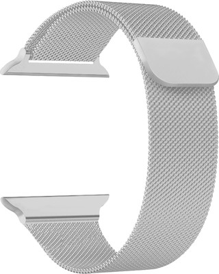 ACM Sliding Watch Strap Magnetic for Apple Watch Series 2 42mm Smartwatch Silver Smart Watch Strap(Silver)