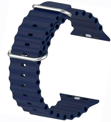 PUNAK Smart watch strap belt compatible with FIREBOLT BRILLIA Smart Watch Strap(Blue)