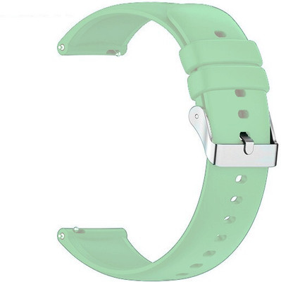 Melfo Flexible Rubber Strap Compatible For Redmi Watch 5 Active Smart Watch Smart Watch Strap(Green, White)