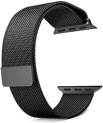 PUNAK Smart watch strap belt compatible with FIREBOLT DREAM Smart Watch Strap(Black)