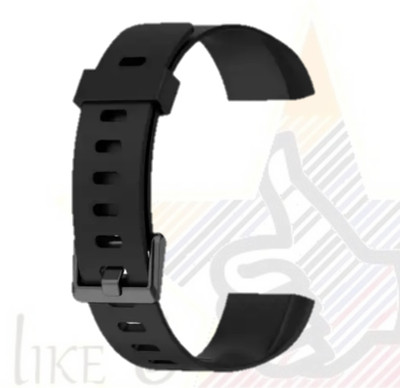Like Star OriginalLook Strap For Realme Smart Band Strap RMA-183 With Metal Buckle Smart Band Strap(Black)