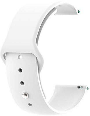 AOnes Silicone Belt Watch Strap for Titan Valerie Watch Band Smart Watch Strap(White)