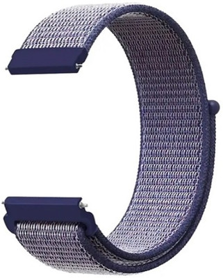 Colorcase Nylon Strap Compatible With NoiseFit Evolve 3 Smart Watch Smart Watch Strap(Blue)