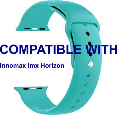 ACM WSM2P40LBL1689 Sliding 44mm 49mm Watch Strap Silicone Belt for Innomax Imx Horizon Smartwatch Light Blue Smart Watch Strap(Blue)
