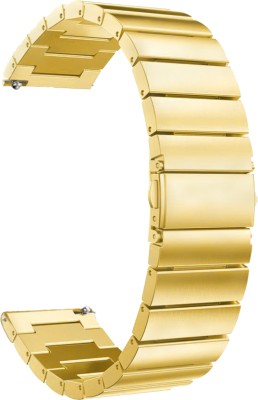 ACM WSM5F20GL1156F Watch Strap Stainless Steel Metal 20mm for Moto 360 Gen2 42mm ( Smartwatch Belt Matte Finish Luxury Band Champagne Gold) Smart Watch Strap(Gold)