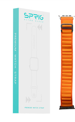 Sprig Alpine Strap with G Hook for iWatch Series 2 (Large 42MM) Smart Watch Strap(Orange)