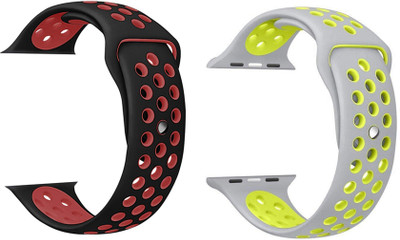 PUNAK 42 / 44 / 45 / 49 MM SPORT SMARTWATCH BELT Smart Watch Strap(Red, Yellow)