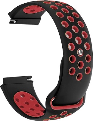 ACM Watch Strap Silicone for Gionee Gsw5 Smartwatch Black & Red Smart Watch Strap(Mullti Color)