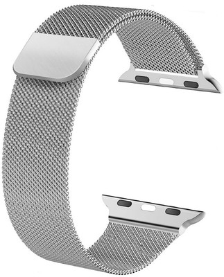 PUNAK Smart watch strap belt compatible with FIREBOLT CYCLONE , FIREBOLT CYCLONE PRO Smart Watch Strap(Silver)