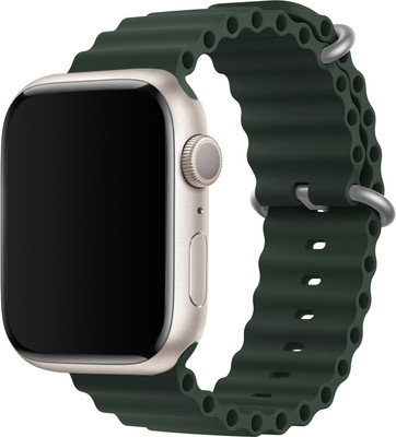 DailyObjects Green Plunge Wrist Band (38/40/41mm) Smart Watch Strap(Green)