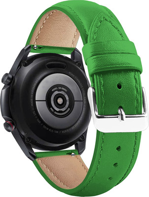 ACM Watch Strap Leather Belt for Fastrack Limitless Fs1 Pro Smartwatch Band Green Smart Watch Strap(Green)
