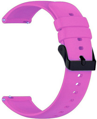 Melfo Smart Watch Strap Belt Black Clip Rubber Strap Belt Compatible With Fire Boltt Onyx Bsw18 Smart Watch 700726 mm Smart Watch Strap(Purple, White)