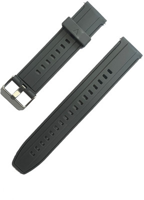 Melfo Flexible Silicone Strap Compatible with Pebble Vama Smart Watch Smart Watch Strap(Grey)