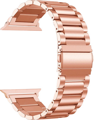ACM Sliding Watch Strap Metal for Fireboltt Call Ring Bsw014 Smartwatch Rose Gold Smart Watch Strap(Gold)