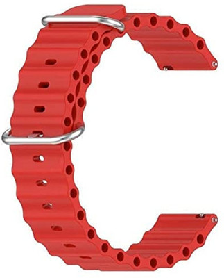 APNA KANHA Smart Watch Band Size 22 mm Smart Watch Strap(Red)