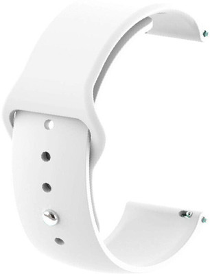 BLACK LOVIES 22 mm Soft Silicon Smartwatch Strap Compatible with Sam _ sung gear S3 Frontier Smart Watch Strap(White)