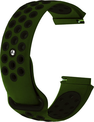 ACM Watch Strap for Fire Boltt Supreme Bsw018 Smartwatch Green & Black Smart Watch Strap(Mullti Color)