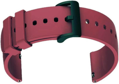 JOBINKA Silicone 20mm Strap (compatible Watch List In Photo & Description) Only For 20mm(Wine Red) Smart Watch Strap(Red)