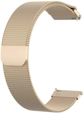 KHR Watch Strap Magnetic Loop for Boat Xtend Smartwatch Metal Chain Band Smart Watch Strap(Gold)