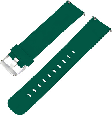 ACM WSM7A20GR3909 Watch Strap Silicone Belt 20mm for Amazfit Active 2 Square Smartwatch Green Smart Watch Strap(Green)