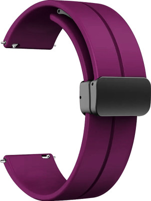 ACM Watch Strap Magnetic Clasp for Ptron Force X11s Smartwatch Belt Purple Smart Watch Strap(Purple)