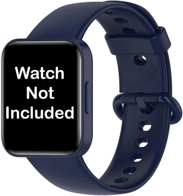 JOBINKA Silicon Wristband Strap Compatible Xiaomi Redmi GPS/Redmi Lite/Redmi Watch 2 Lite Smart Watch Strap(Blue)