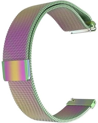 RUPELIK Magnetic Chain Strap 22mm Suitable For All 22mm Watche (Check Description & Image) Smart Watch Strap(Mullti Color)