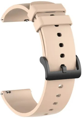 Colorcase Silicon Strap Belt Compatible With BeatXP Unbound+ Smart Watch 22mm - 25-5 Smart Watch Strap(White, Pink) Colorcase Silicon Strap Belt Compatible With BeatXP Unbound+ Smart Watch 22mm - 25-5 Smart Watch Strap(White, Pink)