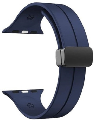 Colorcase Silicon Strap Compatible for Pebble Cosmos Hues Smart Watch Smart Watch Strap(Blue)