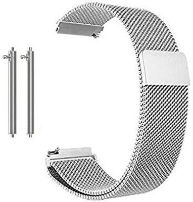 BLACK LOVIES 20mm Metal watch strap compatible for GTS 3/GTS 2/GTS 2e/GTS 2 mini/GTS Smart Watch Strap(Silver)