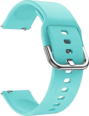 ACM Watch Strap Hook Belt for Noisefit Brio Smartwatch Band Light Blue Smart Watch Strap(Blue)