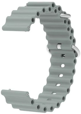 RUPELIK Ocean 20mm Silicone Watch Strap for Active/Active 2,oxy,Gear Sport,Amazfit Gts Smart Watch Strap(Grey)