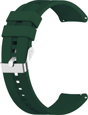 ACM Watch Strap Silicone Hook for Fire-Boltt Talk 2 Pro Bsw118 Smartwatch Green Smart Watch Strap(Green)