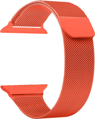 ACM Sliding Watch Strap Magnetic for Boat Wave Elevate Smartwatch Belt Band Orange Smart Watch Strap(Orange)