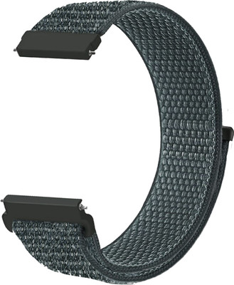 ACM Watch Strap Nylon Loop for Hammer Pulse 5.0 Smartwatch Belt Grey Smart Watch Strap(Grey)