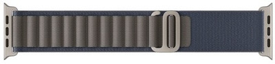 Like Star Alpine Loop Nylon Bands/Straps Compatible with Watch 49mm 45mm 44mm 42mm Men & Women, Adjustable Strap with Metal G-Hook Premium Strap for iWatch Ultra Series SE 8 7 6 5 4 3 2 1 (Only Alpine Loop Strap, Watch NOT Included) Smart Watch Strap(Blue)