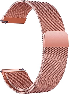 ACM Watch Strap Magnetic for Fire-Boltt Neptune Bsw044 Smartwatch Belt Rose Gold Smart Watch Strap(Gold)