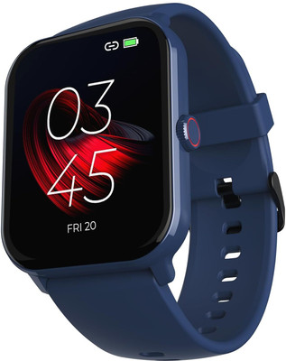 psw Marv Neo 1.85'' HD Display Bluetooth Calling Smart Watch, Health Tracking & IP68 Smartwatch(Electric Black Strap, Free Size)