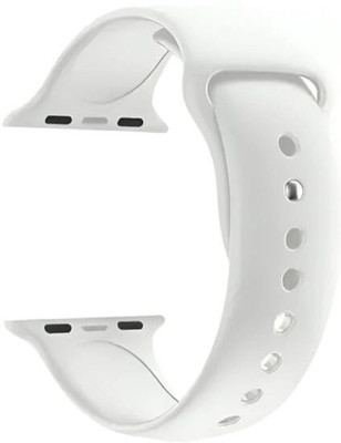 Colorcase Silicon Strap Compatible For Boat Wave Elevate Pro Smart Watch Smart Watch Strap(White)
